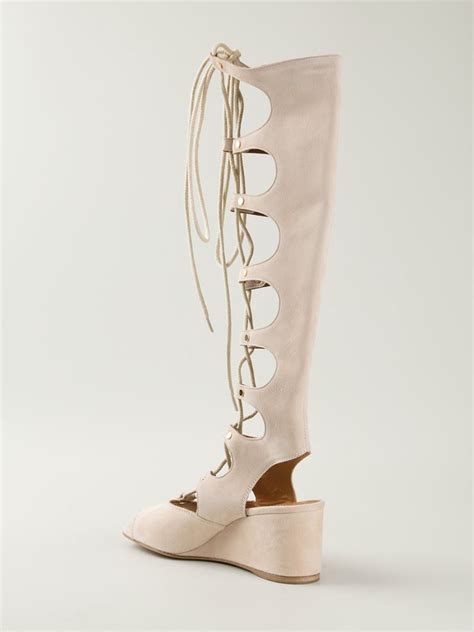 Chloé Foster Gladiator Sandals In Pink Lyst