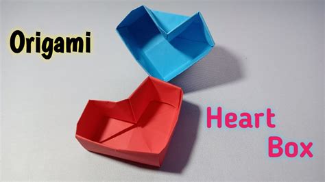 Origami Heart Box Youtube