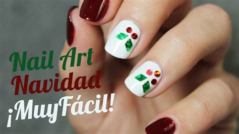 Las hay fáciles y complejas. Uñas navideñas paso a paso - Nailistas | Productos de uñas