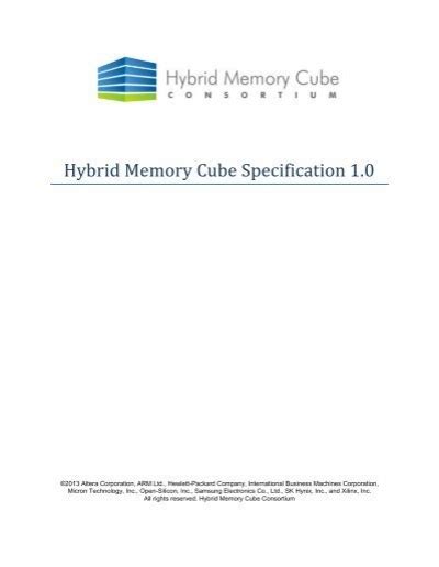 Hybrid Memory Cube Specification 10