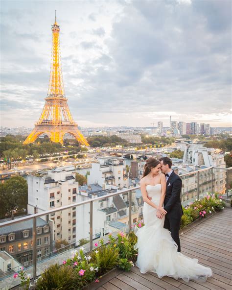 Wedding Shangrila Paris Eiffel Tower View By Night Paris Destination