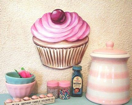 Cupcake kitchen decor and accessories are on sale in collections via online stores. Bakery theme kitchen | Cupcake kitchen decor, Turquoise ...