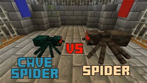 Cave Spider Vs Spider Mob Duel Tournament S1E2 Minecraft YouTube