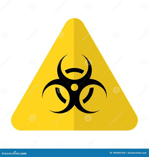 Biohazard Or Biological Threat Alert Icon Warning Sign Of Virus