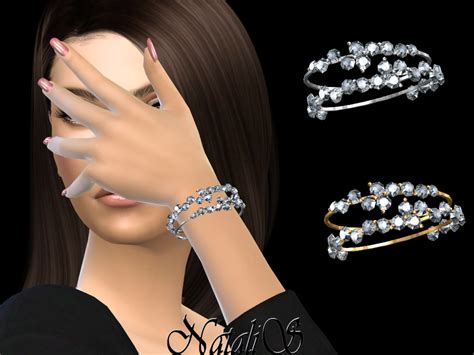 The Sims Resource Natalisdiamond Cluster Bracelets