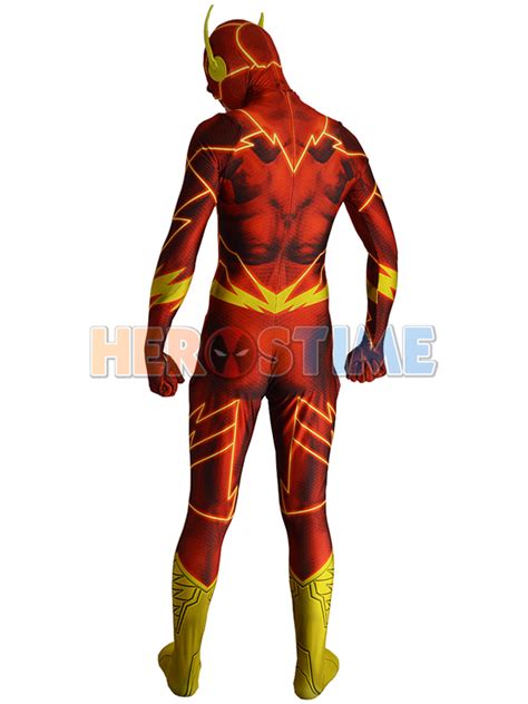 new 52 flash cosplay costume