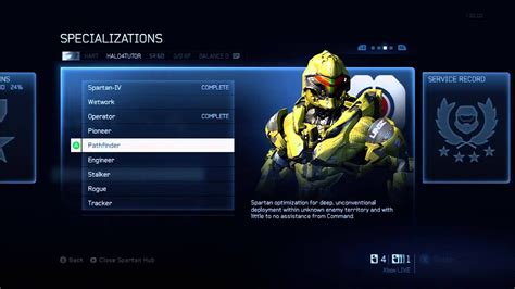 Halo 4 Tips And Tricks Pathfinder Specialization Details Unlock Armor