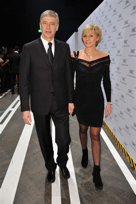 Everyone thinks they have the prettiest wife at home. Arsene Wenger in Stars at the 22nd SIHH High Jewellery ...