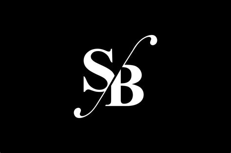 SB Monogram Logo Design By Vectorseller TheHungryJPEG.com #Logo, #