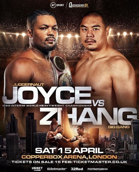 Fight Night Joe Joyce Vs Zhang Zhilei Juggernaut Vs Big Bang British Boxing Bbtv
