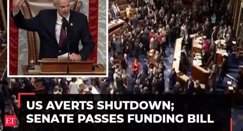 us congress passes stopgap funding bill to avert government shutdown the economic times video