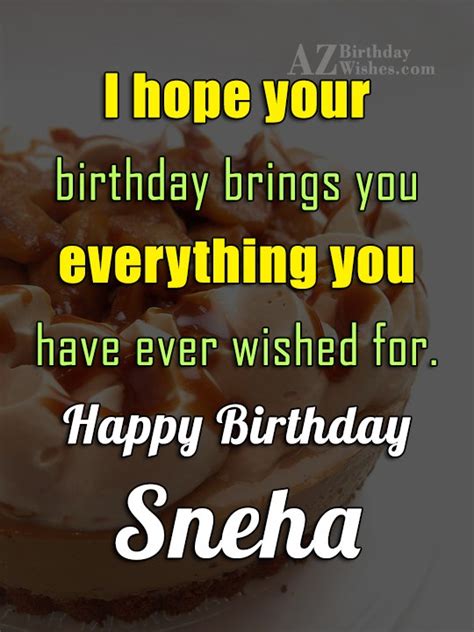 Happy Birthday Sneha