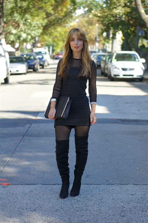 Over The Knee Boots Good Good Gorgeous Black Boots Outfit Young Professional Fashion Knee