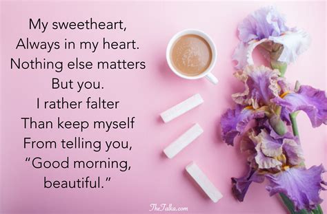 Sweet Good Morning Poems For Girlfriend | Good morning poems, Good