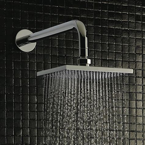 minimalist square fixed shower head chrome sty013 at victorian plumbing uk