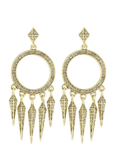 House Of Harlow 1960 Vibration Chandelier Earrings Silver Or Gold