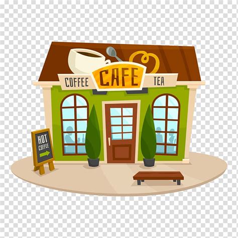 Coffee Cafe Tea Illustration Coffee Cafe Bistro Cartoon Coffee Shop