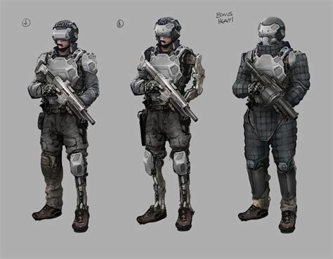 Spent Some Time Developing Costume Designs For Generic Soldierfuture