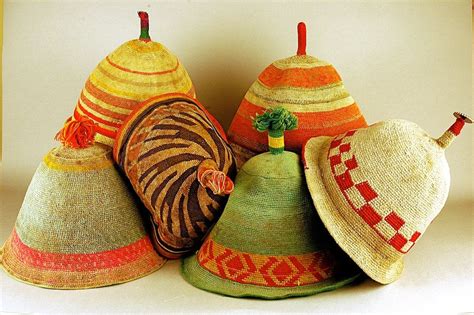Africa Woven Cotton Caps Worn Traditionally By The Dorze Men Of