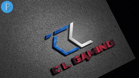 C L Gaming Logo Designhow To Design Logo On Pixellab Vandy Design Youtube