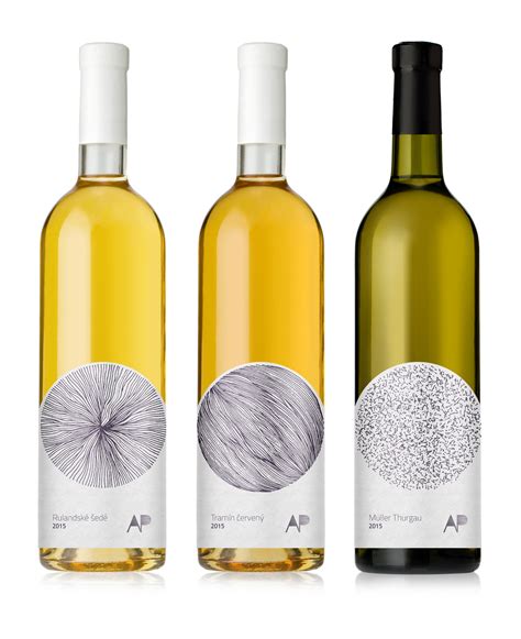 Minimalist And Arty Approach For Wine Label Design