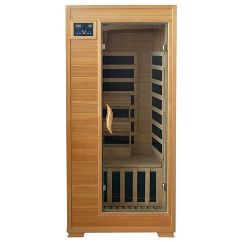Buena Vista Hemlock 1 Person Far Infrared Sauna With Carbon Heaters