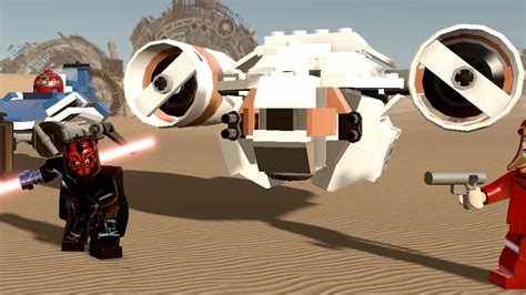 Lego Star Wars The Force Awakens All Playable Vehicles Unlocked