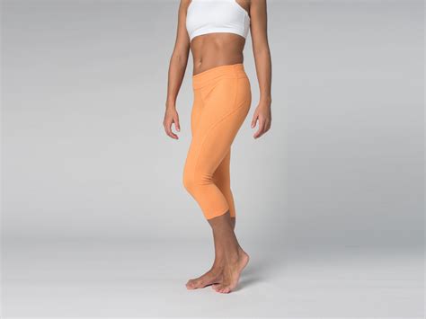 Pantalon De Yoga Corsaire CAPRI 95 Coton Bio Et 5 Lycra Mango Fin