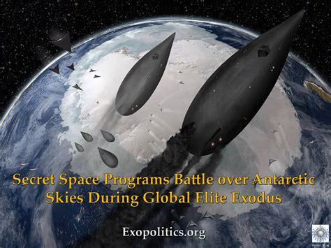 Secret Space Programs Battle Over Antarctic Skies During Global Elite