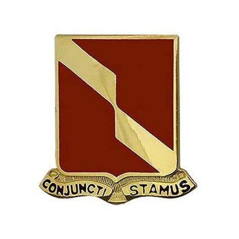 Us Army 27th Field Artillery Regiment Unit Crest Conjuncti Stamus