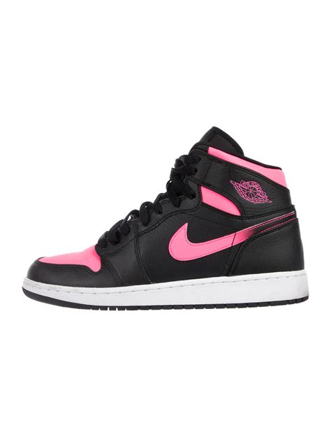 Donotuse1223 Nike Air Jordan Kids Leather 1 Sneakers Black Sizes 7