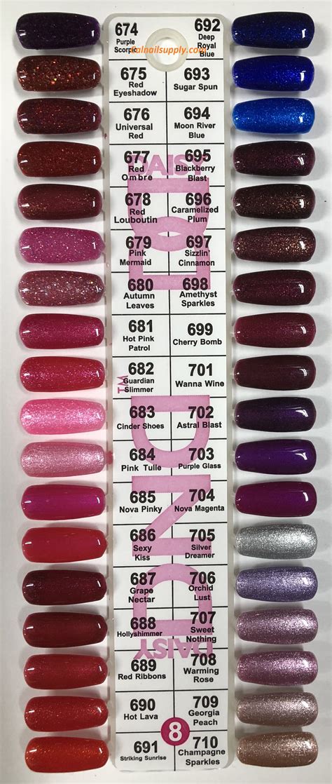 Dnd Gel Nail Colors For Fall