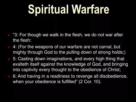 Ppt Spiritual Warfare Powerpoint Presentation Free Download Id388143