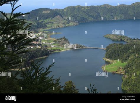 Sete Cidades Crater And The Twin Lakessao Miguel Island Azores