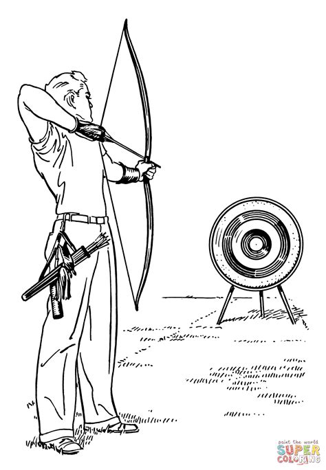 Https://tommynaija.com/coloring Page/archery Bow Coloring Pages