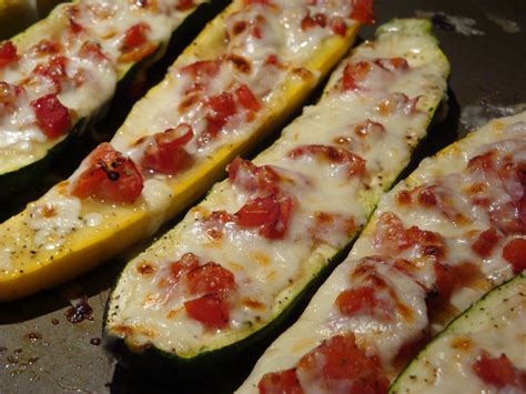 Pass The Peas Please Stuffed Zucchini With Tomatoes And
