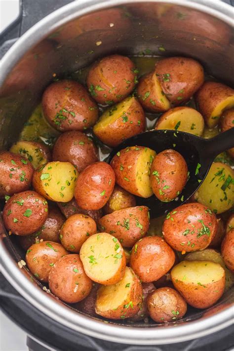 Garlic Butter Instant Pot Red Potatoes Recipe Little Sunny Kitchen
