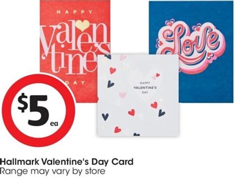 Hallmark Valentine S Day Card Offer At Coles