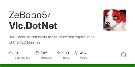 Github Zebobo5vlcdotnet Net Control That Hosts The Audiovideo