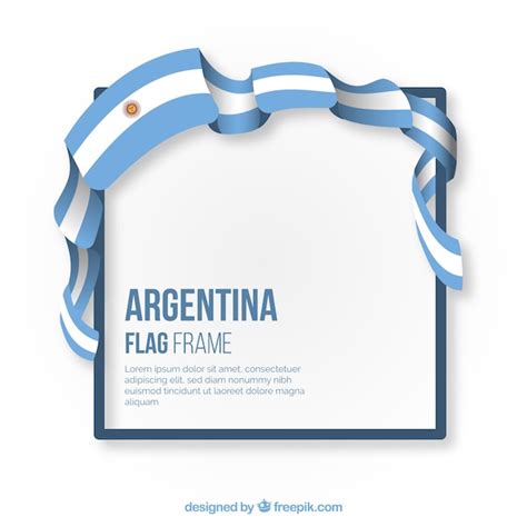 Bandera Argentina Vector Bandera Argentina Vector Illustration