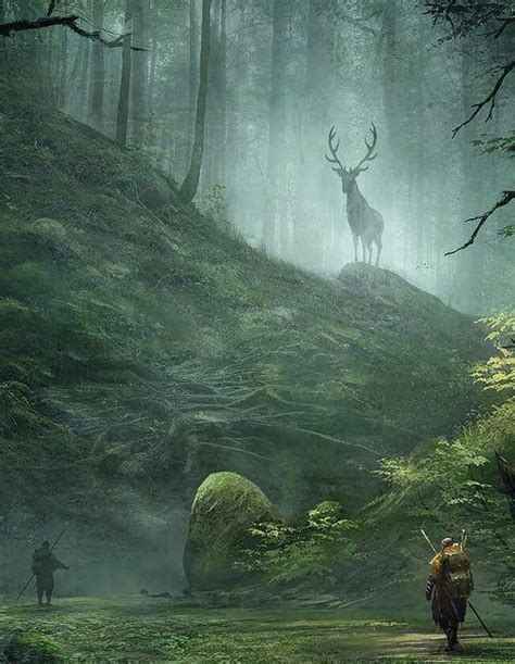 Epic Fantasy Art Dump Harry Potter Forest Fantasy Landscape
