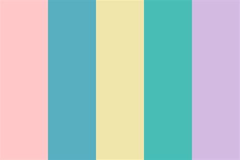 muted pastel color palette