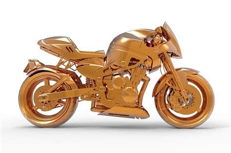 Golden Motorcycle Stock Photo Download Image Now 2015 Adventure
