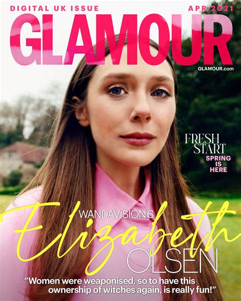 Elizabeth Olsen Covers The Digital Issue Of Glamour Uk Beautifulballad