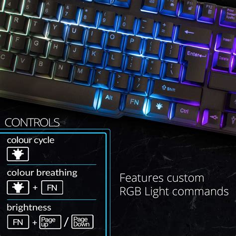 Buy Orzly Gaming Keyboard Rgb Usb Wired Rainbow Keyboards Designed For