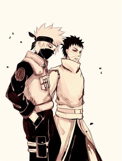 Kakashi And Obito Obito Kakashi Ninja