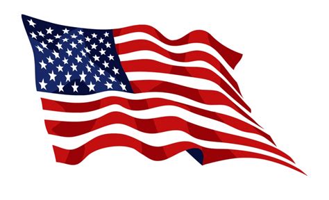 Waving American Flag Vector Free Download At