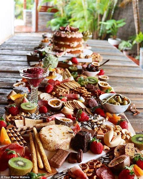 Sumptuous Platters That Are Metres Long Are Latest Wedding