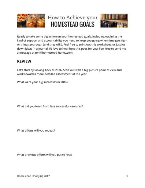 How To Achieve Your Homesteading Goals Homestead Honey Achievement