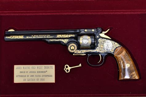 Sold Price Uberti John Wayne Tribute Schofield Revolver Invalid Date Cst